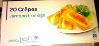 İçindeki şeker miktarı 20 Crêpes jambon fromage
