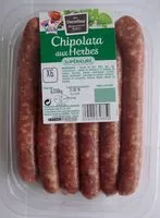 入っている砂糖の量 Chipolata aux Herbes Supérieure (x 6)