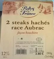 İçindeki şeker miktarı Steaks hachés façon bouchère 12% MG