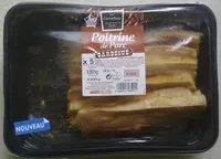 चीनी की मात्रा Poitrine de Porc Barbecue (x 5)