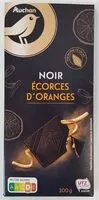 चीनी की मात्रा AUCHAN Noir écorces d'oranges