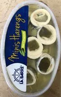 Jumlah gula yang masuk Mini filets d'harengs marinés aux cornichons