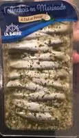 Jumlah gula yang masuk Anchois en marinade