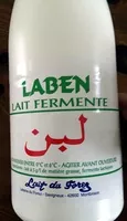 Sucre et nutriments contenus dans Lait du forez