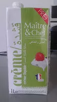 Sucre et nutriments contenus dans Maitre et chef