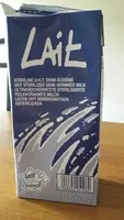 Sokerin määrä sisällä Lait stérilisé UHT demi-écrémé