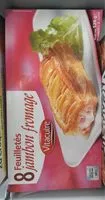 入っている砂糖の量 Feuilletés Jambon Fromage