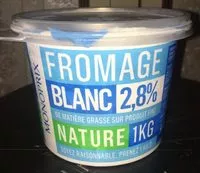 Quantité de sucre dans Fromage blanc 2,8%