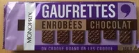 Gaufrettes fourrees et enrobees