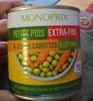 Jumlah gula yang masuk Petits Pois Extra-Fins & Jeunes Carottes à l'étuvée