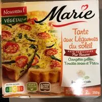 Zuckermenge drin Tarte aux Légumes du soleil