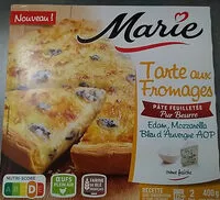 İçindeki şeker miktarı Tarte au fromages