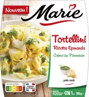 चीनी की मात्रा Tortellini Ricotta épinards crème de parmesan