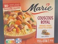 Amount of sugar in Couscous royal