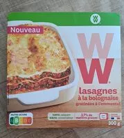 चीनी की मात्रा Lasagnes à la Bolognaise gratinées à l'emmentale