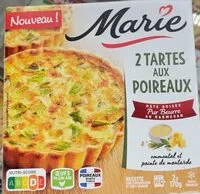 Suhkru kogus sees Tartes aux poireaux