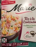İçindeki şeker miktarı Riz à la cantonaise