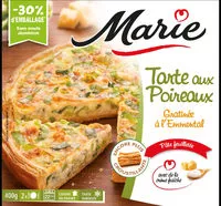 Suhkru kogus sees Tarte aux Poireaux, gratinée à l'emmental