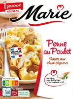Quantité de sucre dans Penne au Poulet, Sauce aux champignons