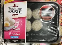 Suhkru kogus sees Perles de coco