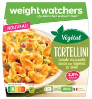 चीनी की मात्रा Tortellini tomate Mozzarella, sauce aux légumes du soleil