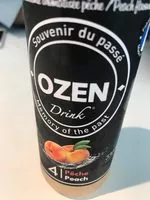 Sucre et nutriments contenus dans O-zen