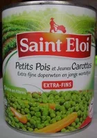 Jumlah gula yang masuk Petits pois et jeunes carottes extra-fins