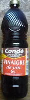 入っている砂糖の量 vinaigre de vin rouge 6%