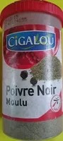 Jumlah gula yang masuk Poivre noir moulu