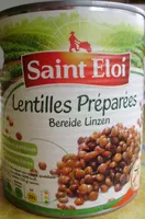 İçindeki şeker miktarı Lentilles préparées