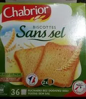 Quantité de sucre dans Biscottes sans sel