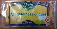 चीनी की मात्रा Madeleines Longues aux Raisins