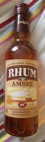 入っている砂糖の量 Rhum Ambré