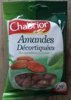 Suhkru kogus sees Amandes décortiquées