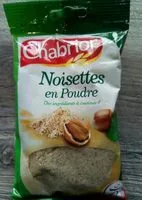 Cantidad de azúcar en Noisettes en poudre