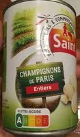 Sokerin määrä sisällä Champignon de Paris entiers