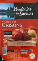 चीनी की मात्रा Viande des grisons