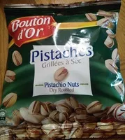 Quantité de sucre dans Pistaches grillées & salées