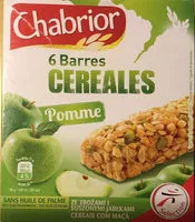 Suhkru kogus sees Barres de céréales pommes