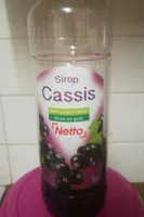 Sokerin määrä sisällä Sirop de cassis