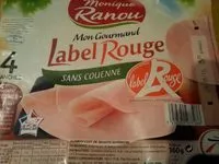 İçindeki şeker miktarı Jambon supérieur sans couenne label rouge