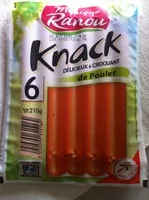 Zuckermenge drin Knack 100% volaille