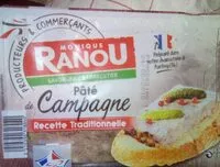 入っている砂糖の量 Pâté de Campagne