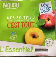 入っている砂糖の量 Purée de Fruits Sans sucres Ajoutés Pomme