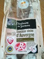 Quantité de sucre dans Saucisse sèche d'auvergne label rouge