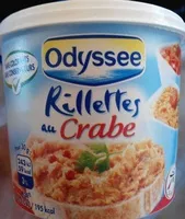 Zuckermenge drin Rillettes au crabe