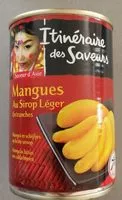 含糖量 Mangues au sirop léger en tranches