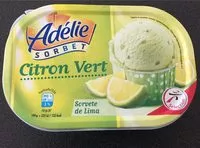 入っている砂糖の量 Sorbet citron vert