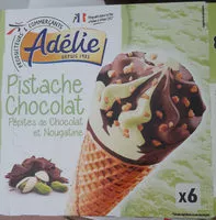 Glace pistache chocolat