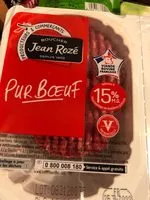 İçindeki şeker miktarı Steaks hachés, 15% MG